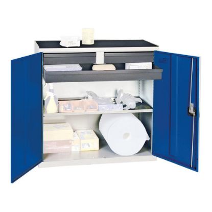 Materialschrank 3000 1000x1000x500 gr/bl 2SL