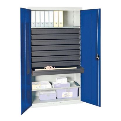 Materialschrank 3000 1800x1000x500 gr/bl 8SL