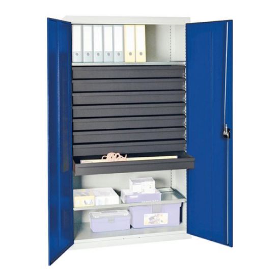 Materialschrank 3000 1800x1000x500 gr/bl 8SL