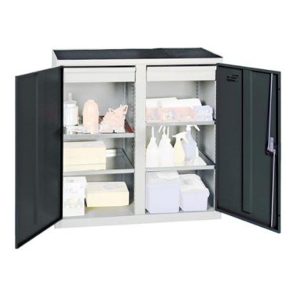 OMARA ZA ORODJE IN MATERIAL Z 2 PREDALNIKOMA IN 4 POLICAMI, 1000X500X1000MM, ANT