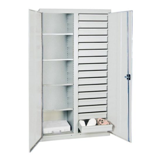 Werkzeugschrank 16 S 4 W 1800x1000x500 mm grau