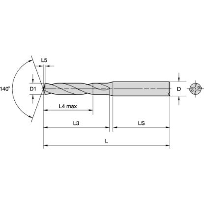 Slika SVEDER ŠPIRALNI Vari Drill VHM 3xD D6,2mm WU25PD - VDS201A06200