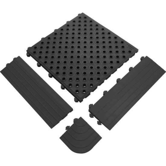 Anti-Ermüdungsmatte Fatigue Lock schwarz