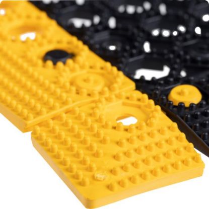 Ecke Yoga Grid 6 x 6 cm, schwarz