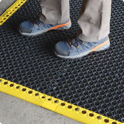 Leiste Yoga Grid, mit Öffnung 50 x 6 cm, gelb