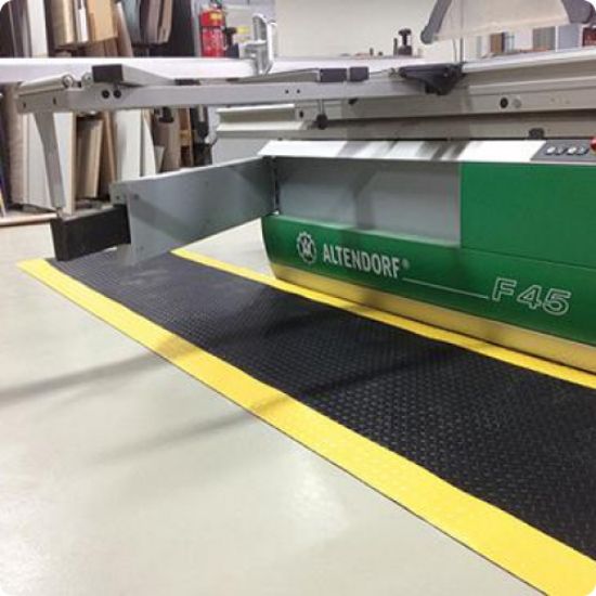 Safety Ermüdungsmatte 1.2m x lfm., schwarz