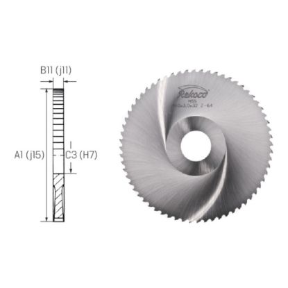 Slika Žaga krožna DIN1838C HSS 150200