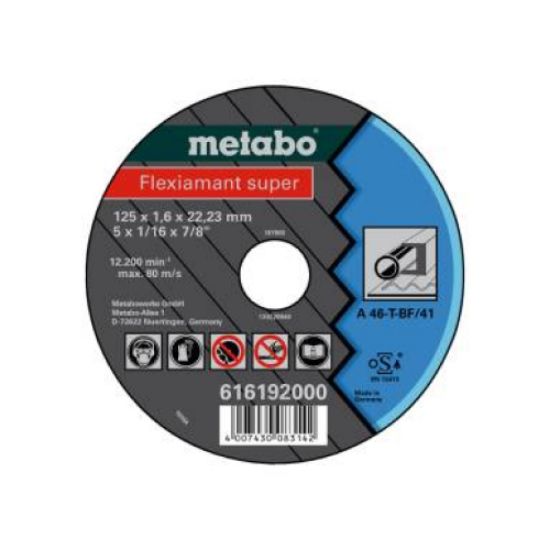 PLOŠČA REZALNA 125x1,6x22,2mm - za jeklo Flexiamant super