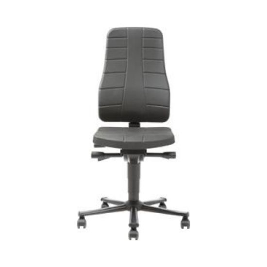 Arbeitsdrehstuhl All-In-One m. Rollen, PU-Schaum