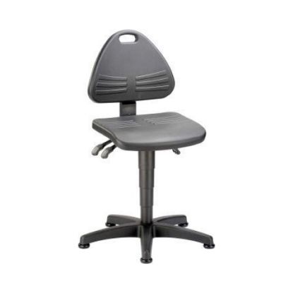 Arbeitsdrehstuhl 'Isitec' PU-Schaum, Gleiter
