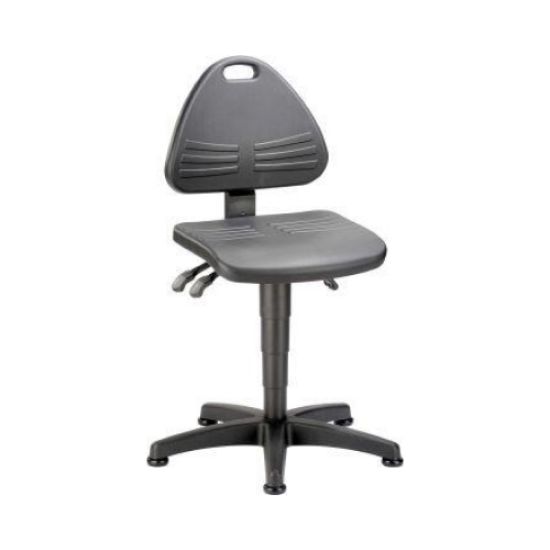 Arbeitsdrehstuhl 'Isitec' PU-Schaum, Gleiter