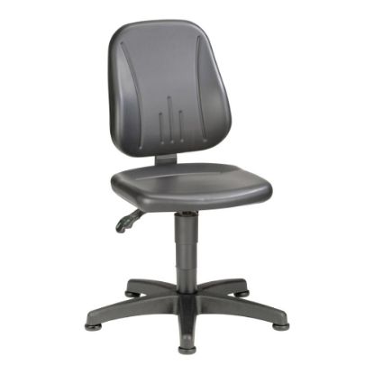 Arbeitsdrehstuhl 'UNITEC' Kunstleder, Gleiter