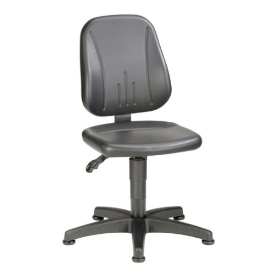 Arbeitsdrehstuhl 'UNITEC' Kunstleder, Gleiter