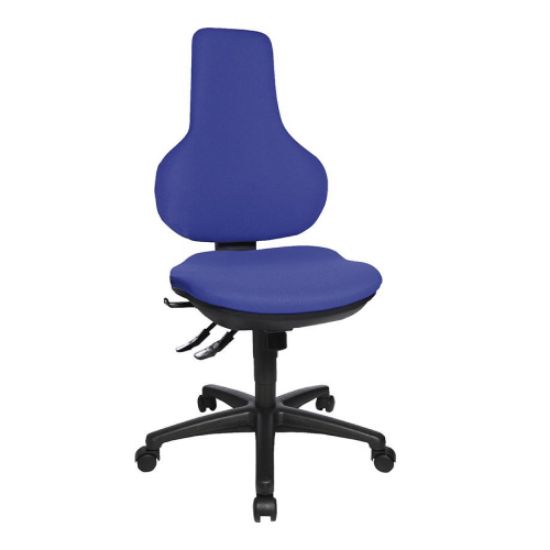 Bürodrehstuhl Ergo Point Bezug blau