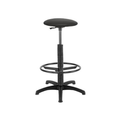 Drehhocker Goliath Kunstledersitz schwarz