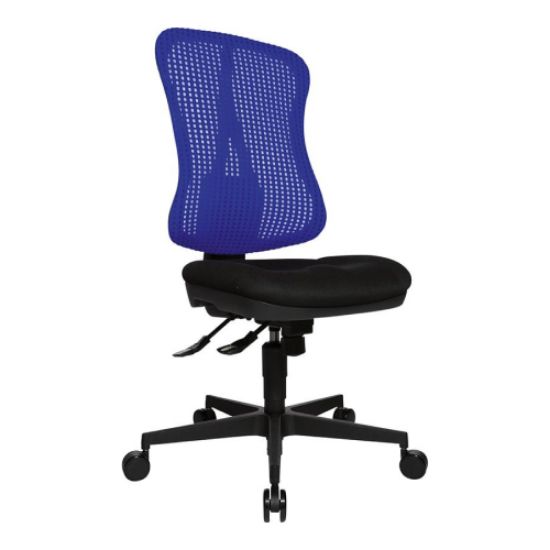 Drehstuhl Head Point SY schwarz/blau,Netzr.