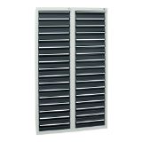 REGAL DELOVNI, 1000X500X1800MM, ŠT. PREDALOV: 24, ANTRACID, STUMPF