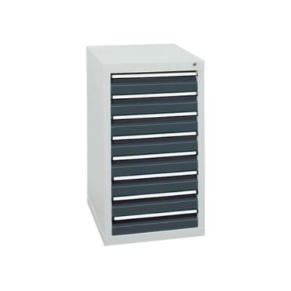 REGAL DELOVNI, VIŠINA PREDALA: 100MM, ŠT. PREDALOV: 8, ANTRACID, STUMPF