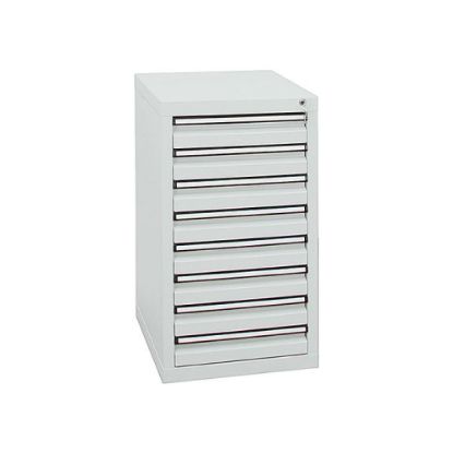 REGAL DELOVNI, VIŠINA PREDALA: 100MM, ŠT. PREDALOV: 8, SIVA, STUMPF