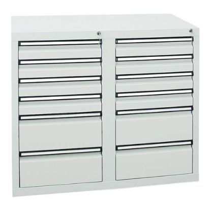 Schubladenschrank 12 SLR 900x1000x500 mm grau