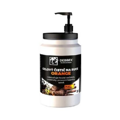 GEL ČISTILO ZA ROKE ORANGE 3l s pumpico Debbex
