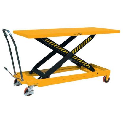 VOZIČEK DVIŽNI ŠKARJASTI 1600X810mm, nosilnosti 500kg, max. višina dviga 915mm -