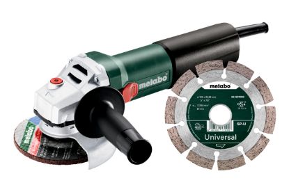 Slika BRUSILNIK KOTNI WQ 1100-125 SET + REZALKA DIA Metabo