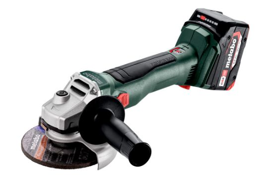 BRUSILNIK KOTNI AKUMULATORSKI W18 L BL 9-125 (900W) Metabo
+ 2x Baterija 18V, 4