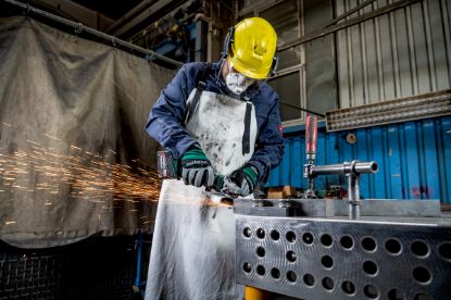 Slika BATERIJSKI KOTNI BRUSILNIK W 18 L BL 9-125 Metabo - samo stroj