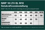 Slika BATERIJSKA PIŠTOLA ZA KOVIČENJE SLEPIH MATIC NMP 18 LTX BL M10