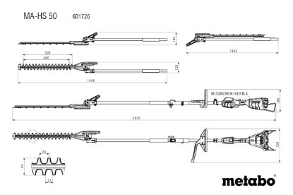 Slika PRIKLJUČEK ŠKARIJ ZA ŽIVO MEJO MA-HS 50