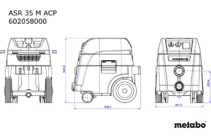 Slika VEČNAMENSKI INDUSTRIJSKI SESALNIK ASR 35 M ACP