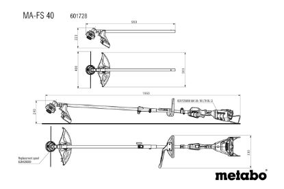 Slika PRIKLJUČEK ZA KOSO NA NITKO MA-FS 40