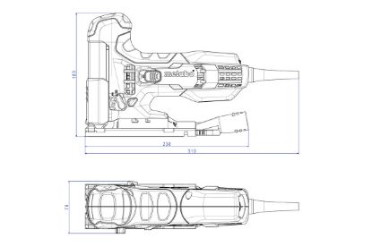 Slika ŽAGA VBODNA STE 100 QUICK SET METABO