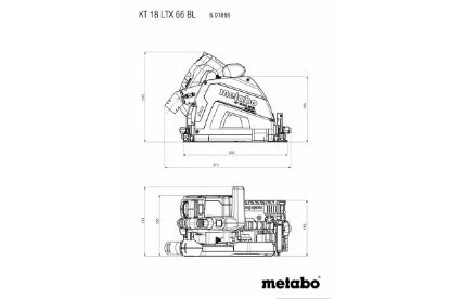 Slika BATERIJSKA KROŽNA ŽAGA KT 18 LTX 66 BL