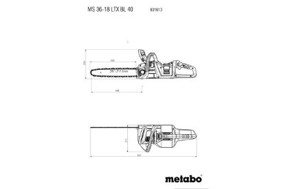 Slika BATERIJSKA VERIŽNA ŽAGA MS 36-18 LTX BL 40