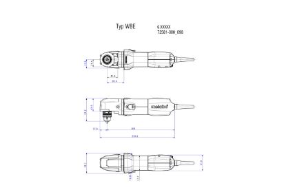 Slika VRTALNIK KOTNI WBE700                                                           
