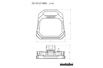 Slika SVETILKA BATERIJSKA BSA 18 LED 10000 Metabo