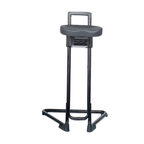 NASLONJALO ZA STOJO - ČRNO višine 600-850mm