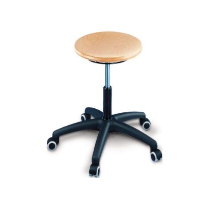 Slika Delavniški vrtljivi stol s kolesi, 27766