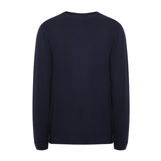 MAJICA OGNJEVARNA Z DOLGIMI ROKAVI, IZ OGNJEVARNE TKANINE, MODRA, DEFENDER 9401,