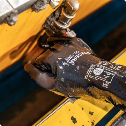 Slika Rokavice delovne nitrilne Oil grip, Tegera, 8853