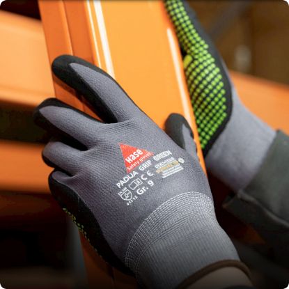 Slika Rokavice delovna iz nitrilne pene s pikami, 830365 