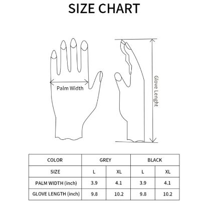 Slika Rokavice za fina montažna dela, črne, PN8003
