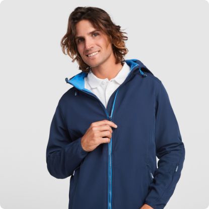 Slika Jakna moška softshell, Siberia, temno modra, SS6428