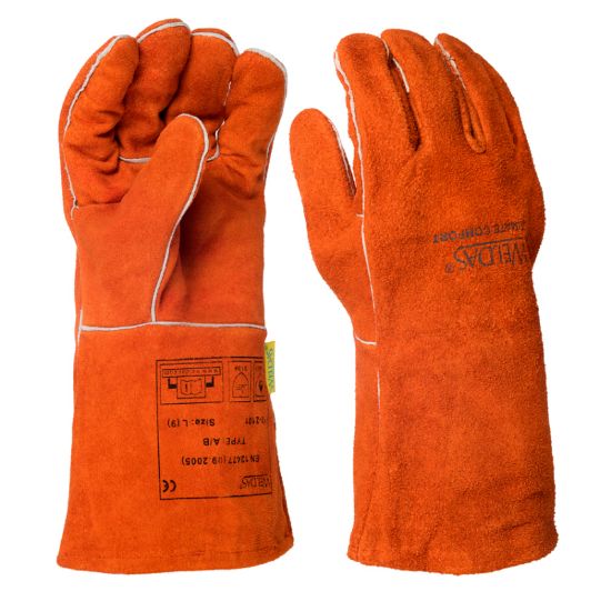 Rokavice delovne iz gov.usnja za varilce, dolge, WELDAS, 10-2101