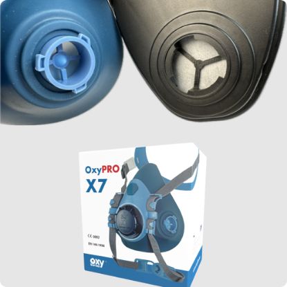 Slika Polmaska maska za večkratno uporabo, OXY-X7