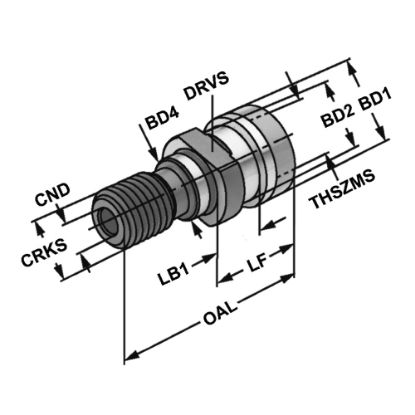 Slika Vijak izvlečni  žagasti SK40 , Kemmler