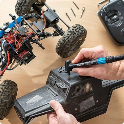 Slika BRUSILNIK PNEVMATSKI RAVNI 6,3BAR/D3,0MM S CEVJO DOLŽINE 1400MM (70000 OBR./MIN)