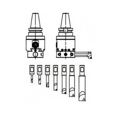 Slika GLAVA EKSCENTRIČNA IZSTRUŽILNA BT40/D8-280mm BBT40-NBH2084